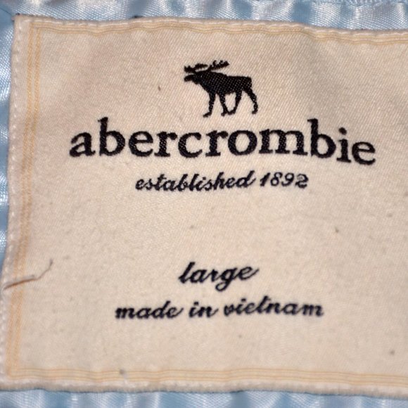 Blue Abercrombie Acid Wash Hoodie - Picture 6 of 6